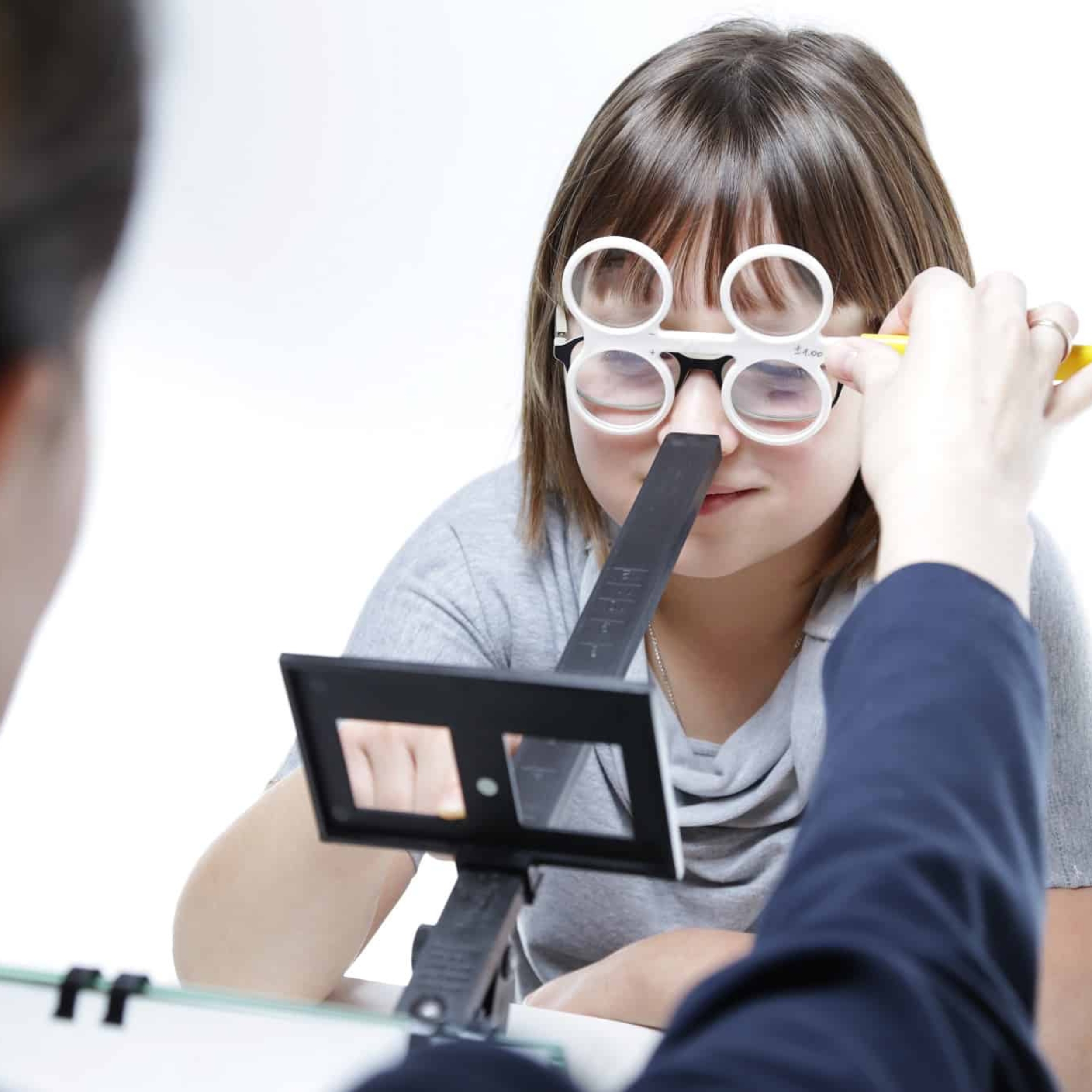 Orthoptic Exercises and Eyeglasses for Squint